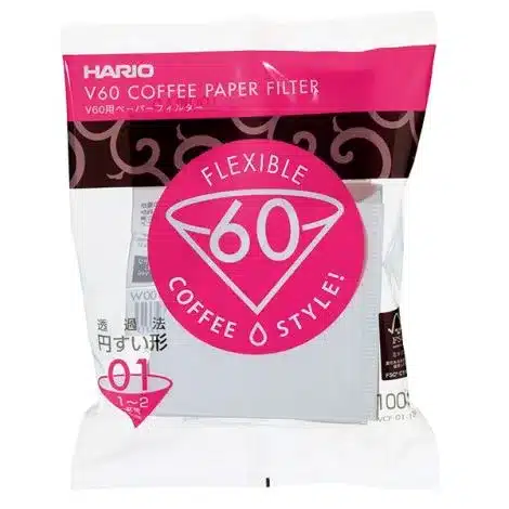 E-shop Papierové filtre Hario V60-01 100 ks, biele