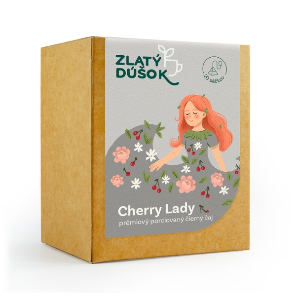 E-shop Porciovaný čaj Zlatý Dúšok - Cherry Lady 45g